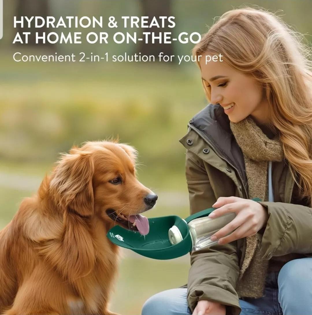 Healthy hounds Portable Dog Water Bottle 600ml Healthy hounds Portable Dog Water Bottle 600ml